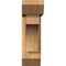 Ekena Millwork Westlake Slat Smooth Bracket w/ Offset Brace, Western Red Cedar, 5 1/2"W x 18"D x 18"H BKT0604X18X18WTL06SWR - alternate 3